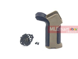 ARES Amoeba Pro Bevertail Backstrap AEG Grip Body Replacement w/ Bottom Plate (Black) - BK/DE - MLEmart.com