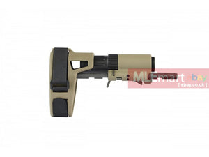 Ares AMOEBA ADJUSTABLE STOCK - TYPE A (DARK EARTH) - MLEmart.com