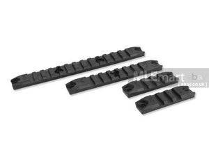 Ares M4 RAIL SET  BLACK (R-01 X 2/ R-02 X 1 / R-03 X 1 ) 4PCS/SET - MLEmart.com