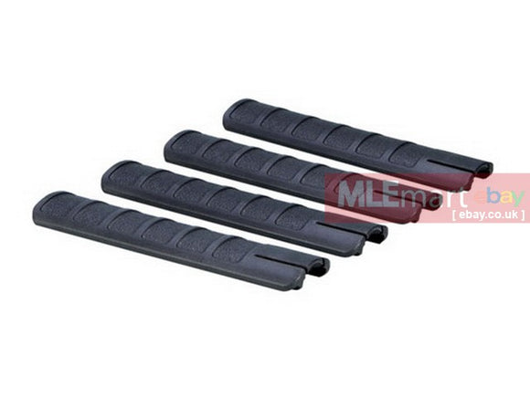 Ares TD Type Rail Cover Set (Long) - Black - MLEmart.com