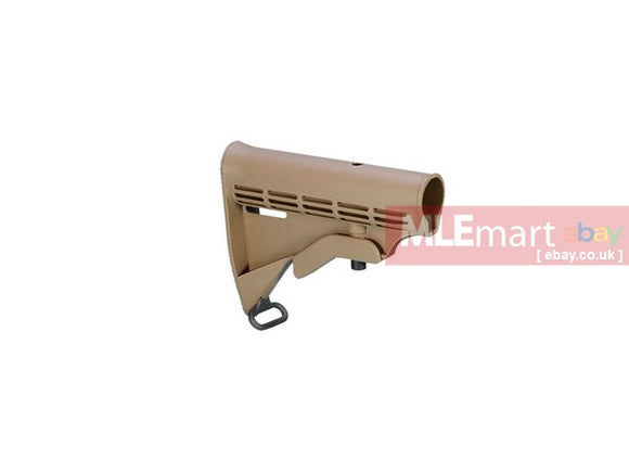 Ares M16 Extendable Butt Stock (Type E) - Dark Earth - MLEmart.com