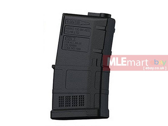 Ares M4 AMAG 100rd Magazine (Black) - 5PCS Box Set - MLEmart.com