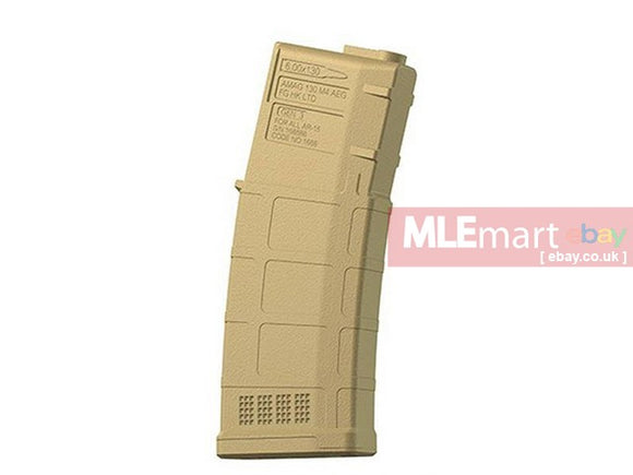 Ares M4 AMAG 130rd Magazine  (Dark Earth) - 5PCS Box Set - MLEmart.com