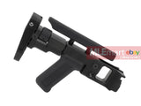 Airsoft Artisan PT-2 Style CNC Aluminum Stock (A&K PKM, RAPTOR PKP AEG) ** Discontinued - MLEmart.com