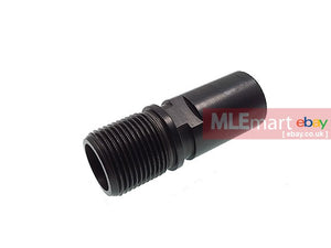 Airsoft Artisan MP7 Silencer Steel Adapter 14mm CCW  - QPQ Coating (WE, TM MP7 AEG) - MLEmart.com