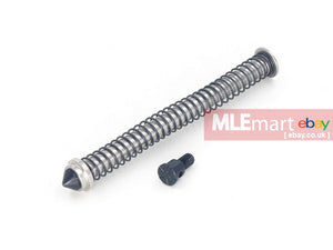 Airsoft Artisan Modular Stainless Steel 120% Recoil Spring Guide Set - Black (TM G17/18/34 GBB) - MLEmart.com