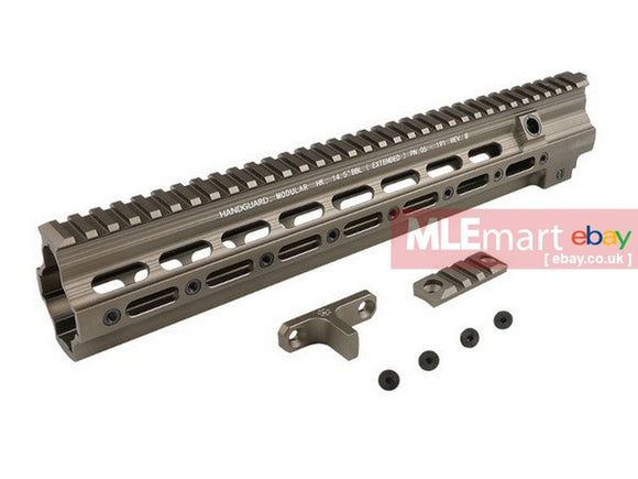 Airsoft Artisan G Style SMR 416 14.5 inch Long Ver. Handguard Rail for Airsoft WE , VFC , UMAREX 416 AEG / GBB / PTW ( DE ) - MLEmart.com