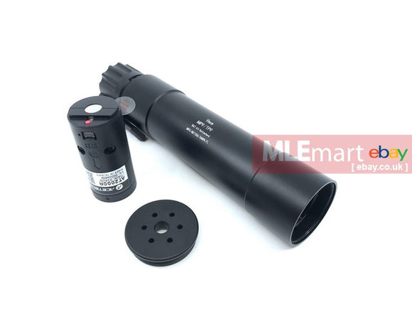 Airsoft Artisan KWA MP9 / TP9 Airsoft Dummy QD Silener with Acetech AT2000R Tracer ( Black ) - ( AA-SIL-12-T) - MLEmart.com