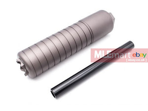 Airsoft Artisan SRD762 Style 14mm CCW Dummy Silencer for Airsoft - ( AA-SIL-13 ) - MLEmart.com