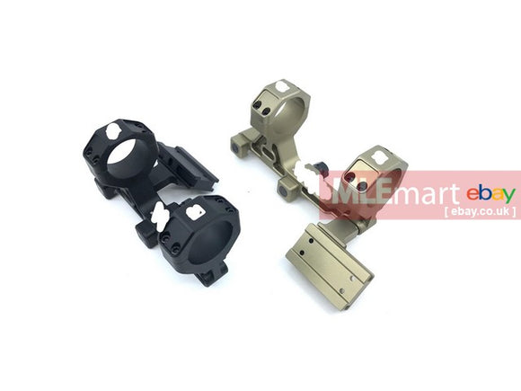 MLEmart.com - Airsoft Artisan BO STYLE 30MM MODULAR MOUNT FOR MILSPEC 1913 RAIL SYSTEM WITH T1/T2 ADAPTER ( BLACK )