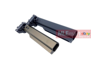 MLEmart.com - Airsoft Artisan NEW TYPE M4 FOLDING STOCK ADAPTER FOR M1913 ( BLACK )