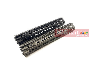 MLEmart.com - Airsoft Artisan MK18 12.5" MLOK RAIL FOR M4/M16 SERIES AEG / GBB / PTW ( BLACK )