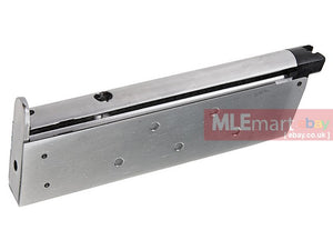 AW Custom 1911 15 rd. Single Stack Gas Magazine for AW 1911 Series Gas Blowback Pistol - Silver - MLEmart.com