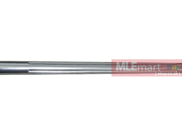 MLEmart.com - Action Army Barrel extension with 14mm CCW mock sound suppressor (Silver) For KJ/ Tanaka M700 sniper H01-007