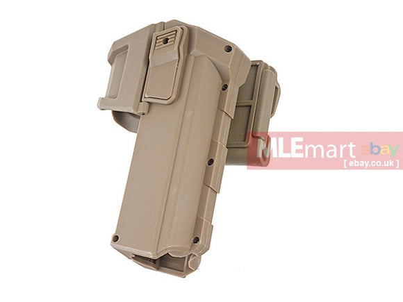 Blackcat Tactical Molle Holster for Tokyo Marui Model 17 / 18 - Tan - MLEmart.com