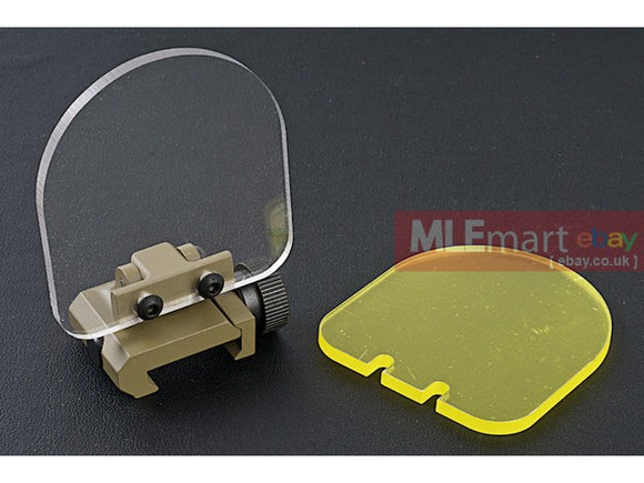 Blackcat Airsoft Folding Scope Protector (Round Type) - TAN - MLEmart.com