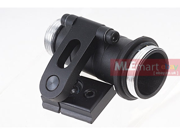 Blackcat Airsoft Tactical Weaponlight Mount for Helmet - Black - MLEmart.com