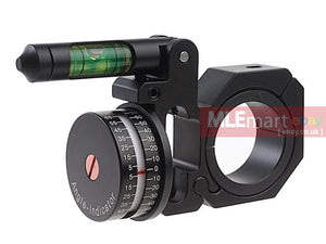 Blackcat Airsoft 25/30 mm Bubble Level with Angle Indicator (Left) - MLEmart.com