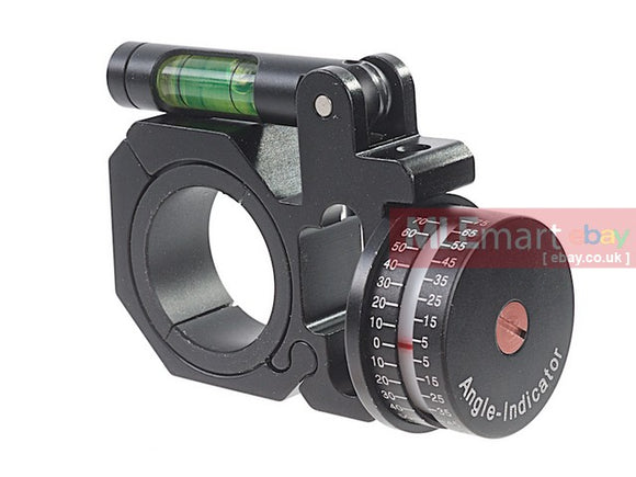 Blackcat Airsoft 25/30 mm Bubble Level with Angle Indicator (Right) - MLEmart.com