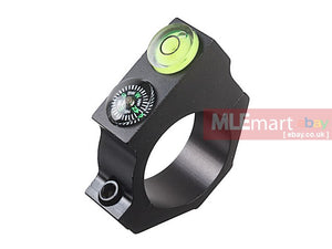 Blackcat Airsoft Riflescope Bubble Level with Compass (30mm) - MLEmart.com