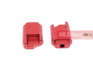 Bow Master CNC Aluminum Magazine Follower For VFC MP5 GBB ( Bolt Lock Version ) ( Red ) - 1 Set 2pcs - MLEmart.com