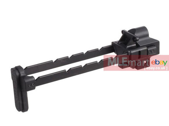 MLEmart.com - Bow Master GMF CNC B Style 5-Position Buttstock For UMAREX/VFC MP5 GBB Series/TM MP5A5 Next Gen AEG