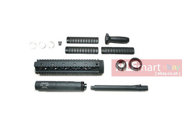 Classic Army SR25 Rail System w/ Barrel Set & Silencer -(Inner Barrel Length: 200-364mm) - MLEmart.com