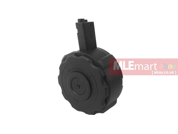 Classic Army Electric Winding Drum Magazine For X9 AEG (1200Rd) - MLEmart.com