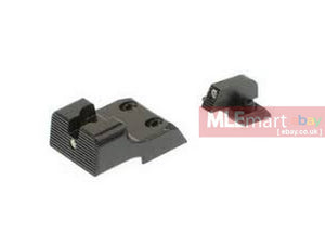 Crusader Low Aiming Front & Rear Sight Set for VP9 Gas Blowblack Pistol - MLEmart.com