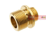 MLEmart.com - Dynamic Precision Stainless Steel Silencer Adaptor M11 CW To M14 CCW ( Gold )