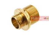 Dynamic Precision Stainless Steel Silencer Adaptor M11 CW To M14 CCW ( Gold ) - MLEmart.com