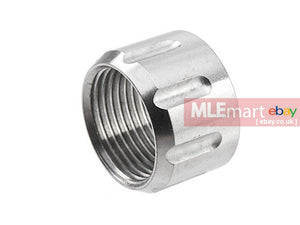 MLEmart.com - Dynamic Precision Thread Protector Type A M14 CCW ( Silver )