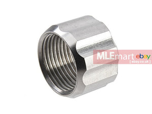 MLEmart.com - Dynamic Precision Thread Protector Type B M14 CCW ( Silver )