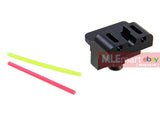 MLEmart.com - Dynamic Precision Fiber Optic Rear Sight for Tokyo Marui / WE Model 17