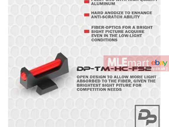 MLEmart.com - Dynamic Precision Fiber Optic Front Sight ( Type B ) for TM Hi-Capa