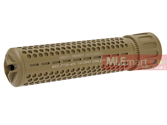 GK Tactical KAC QDC Suppressor (14mm CCW) - TAN - MLEmart.com