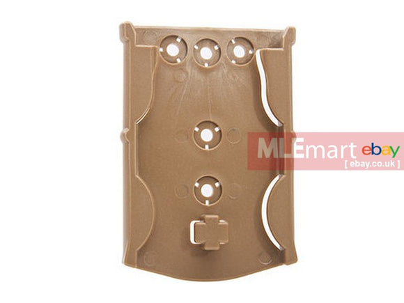 GK Tactical 0305 ML17 Molle Locking Receiver Plate - DE - MLEmart.com