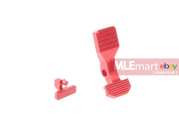 GK Tactical Enhanced Bolt Stop for M4 AEG - Red - MLEmart.com