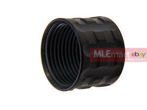 GK Tactical TP-Pro Knurled Thread Protector - 14mm CCW - Black - MLEmart.com