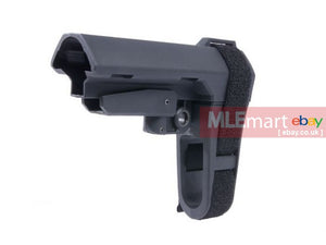 GK Tactical SB3 Style Stock for M4 AEG / GBB - Black - MLEmart.com