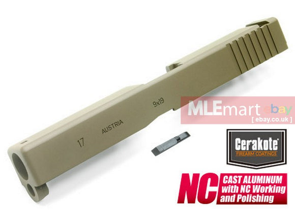 Guarder Aluminum Slide for MARUI G17 (CERAKOTE FDE) - MLEmart.com