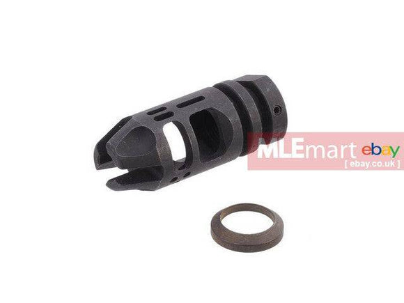 5KU Steel 14mm CCW Epsilon 556 Flash Hider (Black) - MLEmart.com