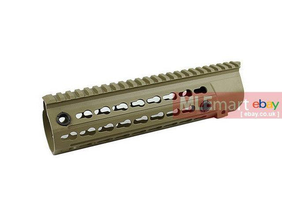 5KU Metal Key Mod Handguard For WE & VFC 416 GBB Rifle (Tan) - MLEmart.com