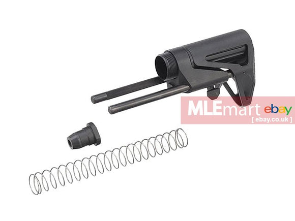 5KU SCW Stock for Tokyo Marui M4 MWS GBBR ( Black ) - MLEmart.com