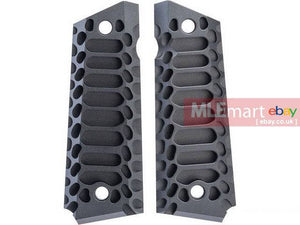 5KU Cobra Grip Cover for 1911 GBB pistol (Black) - MLEmart.com