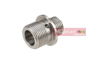 5KU Stainless Steel 11mm CW to 14mm CCW Adapter (Silver) - MLEmart.com