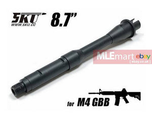 5KU 8.7" M4 Barrel for Marui TM MWS GBB ( BK ) - MLEmart.com