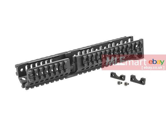 5KU B-30 Long Lower Rail Handguard for CYMA / LCT / GHK AK Rifle ( Black ) - MLEmart.com