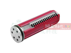 LCT Airsoft Half Teeth Polycarbonate Piston for AEG with Aluminum Ventilation Piston Head - MLEmart.com