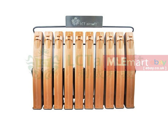 LCT Airsoft LCK74 70rds Magazine (OR) x 10pcs with Magazine Holder - MLEmart.com